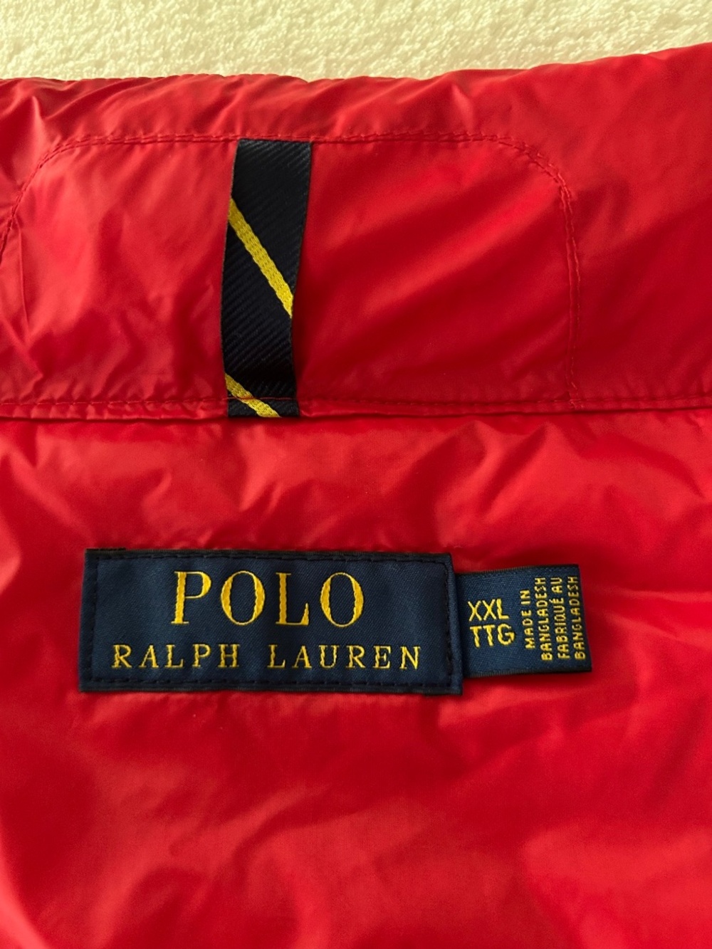 Polo Ralph Lauren "Terra" Insulated Puffer Vest in Red EUC size XXL - Picture 9 of 16
